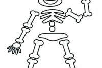 skeleton face coloring pages