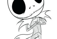 jack skellington color pages