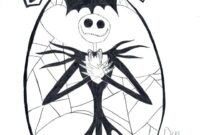 jack skellington printable coloring pages