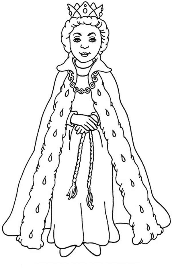 black king and queen coloring pages