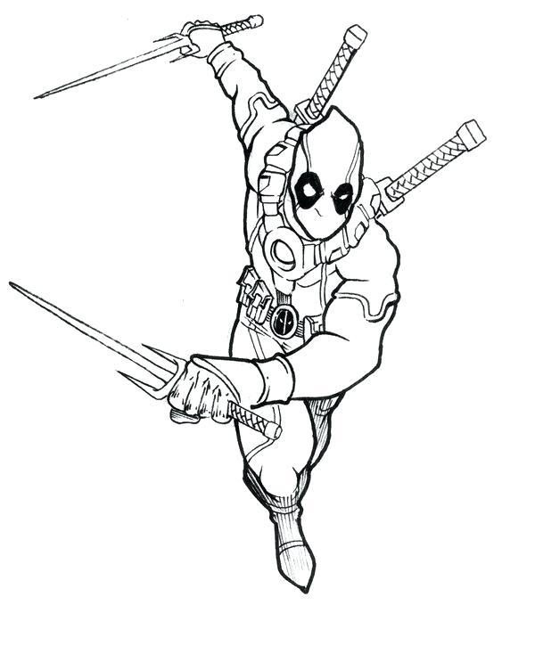 lego deadpool coloring pages