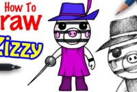 roblox piggy zizzy coloring pages