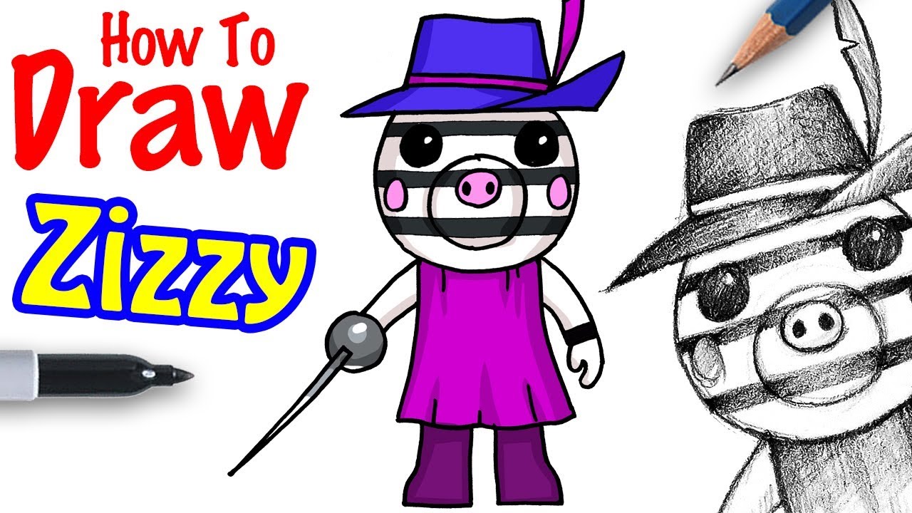 roblox piggy zizzy coloring pages