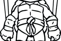 michelangelo ninja turtle coloring page