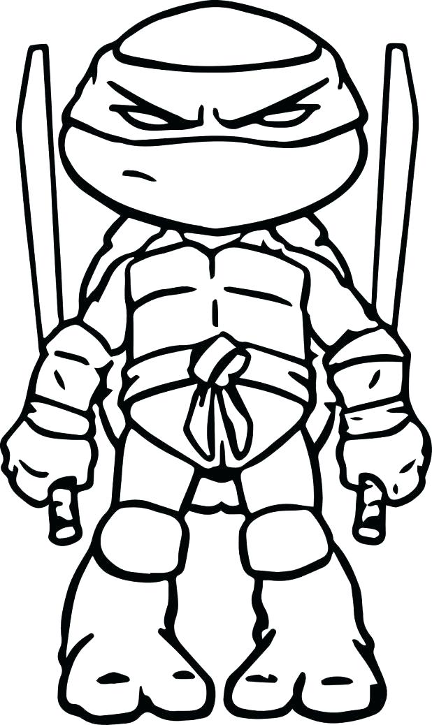 michelangelo ninja turtle coloring page