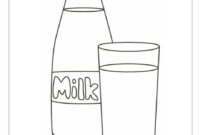 milk coloring pages