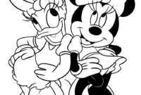 minnie mouse daisy duck coloring pages