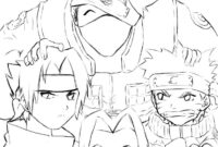 team 7 naruto coloring pages