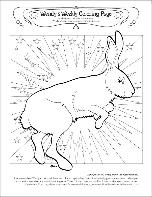 ostara coloring pages