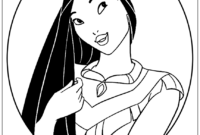 pocohontas coloring page