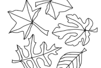 fall leaves coloring page