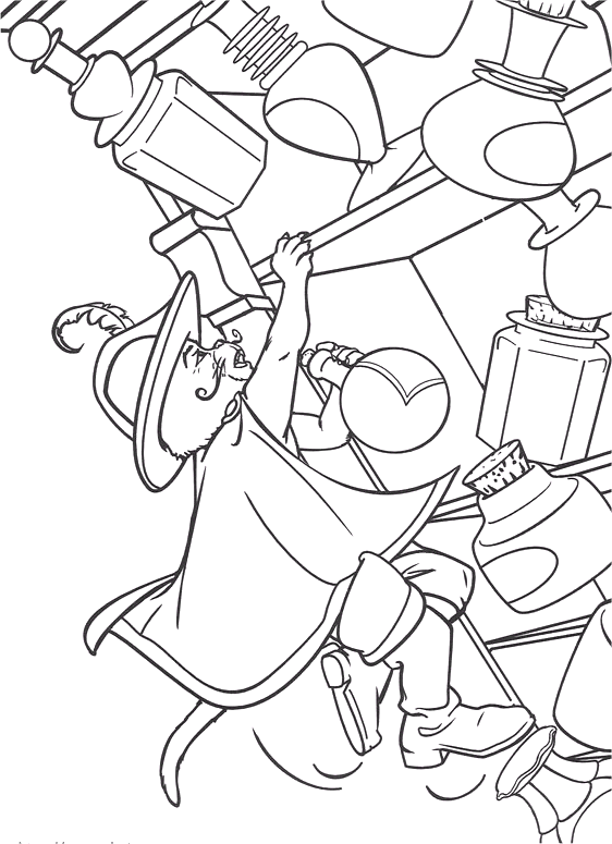 coloring pages of shrek