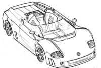 super cars coloring pages