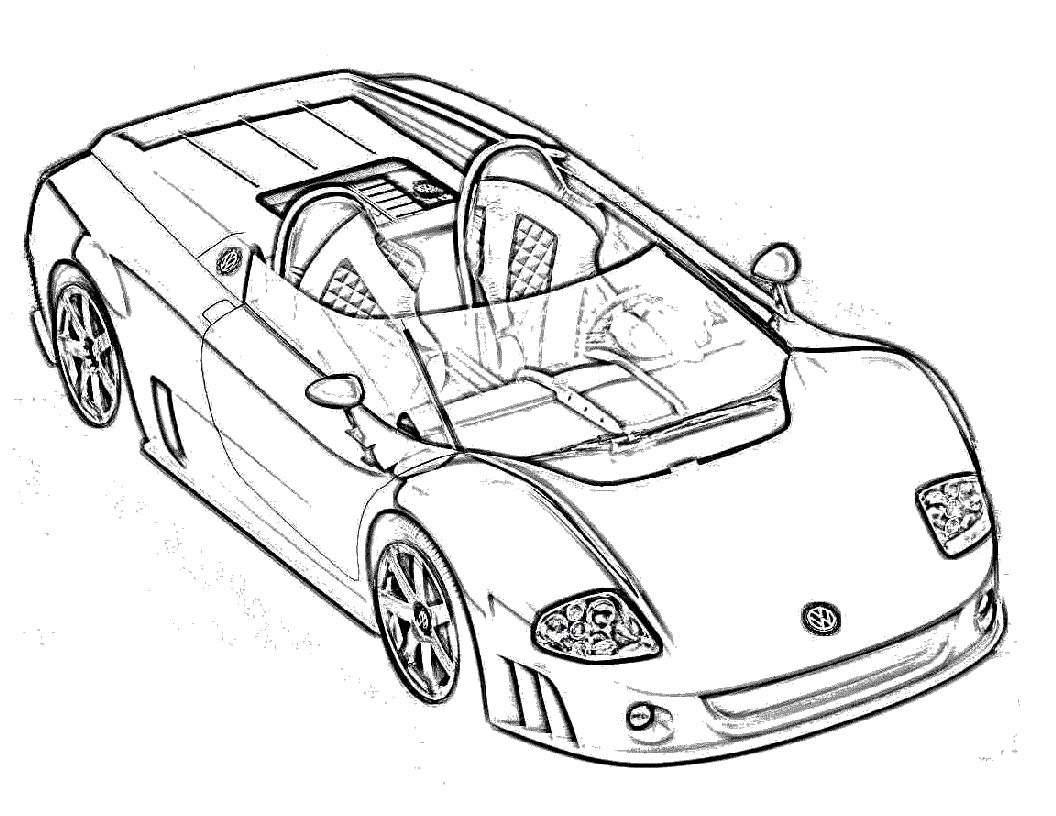 super cars coloring pages