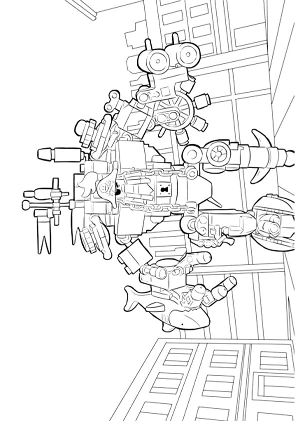 lego movie coloring page