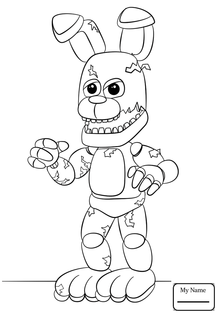 toy bonnie coloring pages