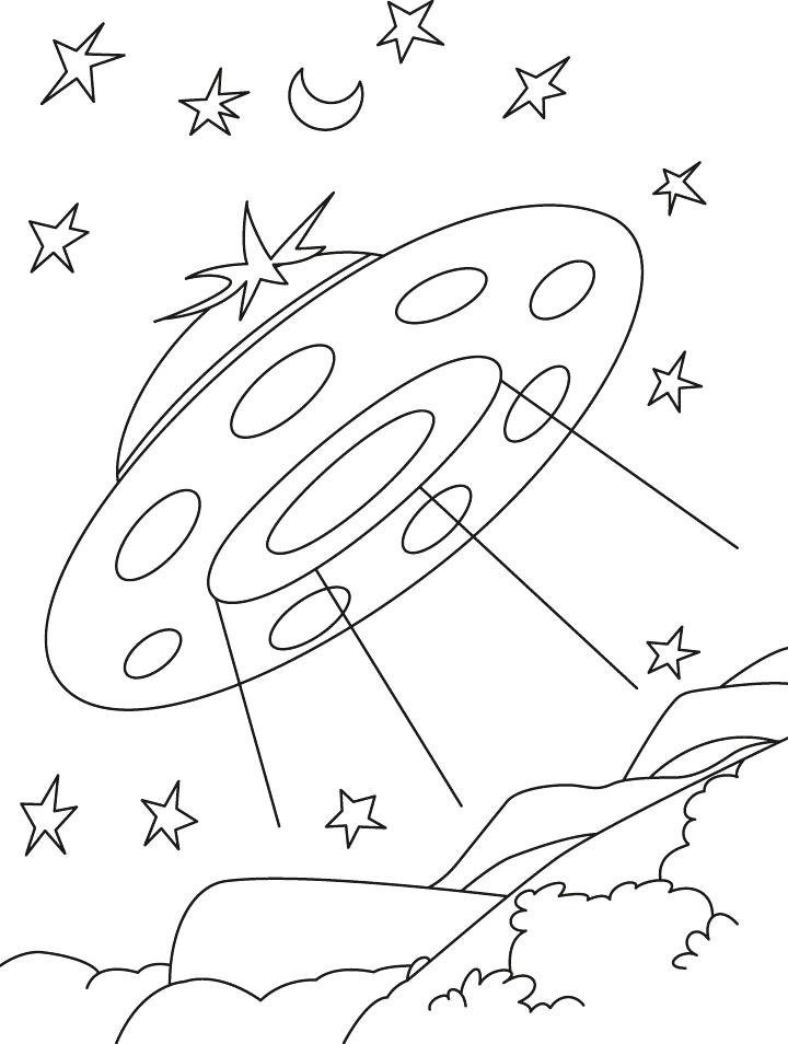 ufo coloring pages