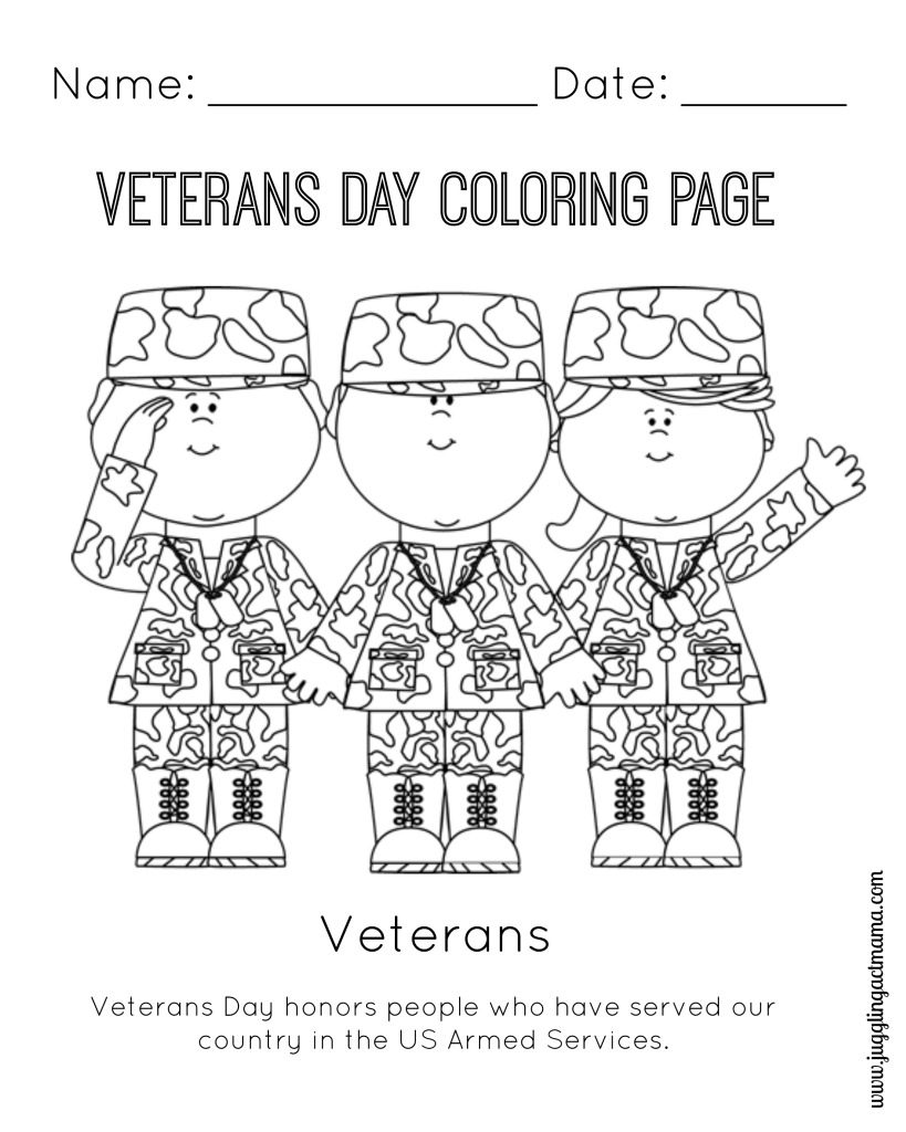 free printable veterans day coloring pages pdf