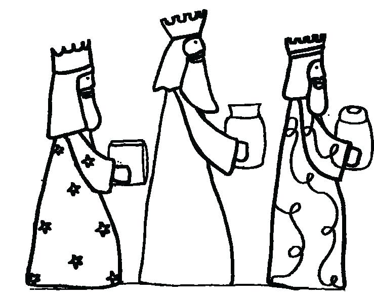 three kings coloring pages