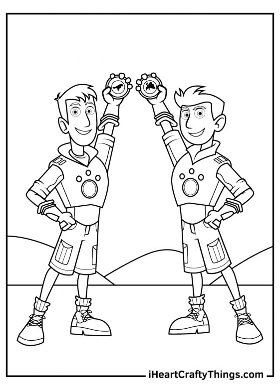 Wild Kratts Coloring Pages (100% Free Printables)