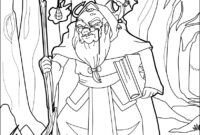 wizard coloring page