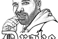 rapper coloring page