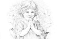 vintage easter coloring pages