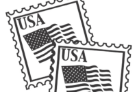 usps coloring pages