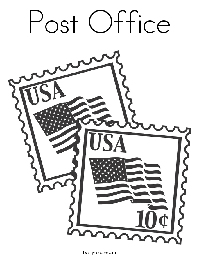 usps coloring pages