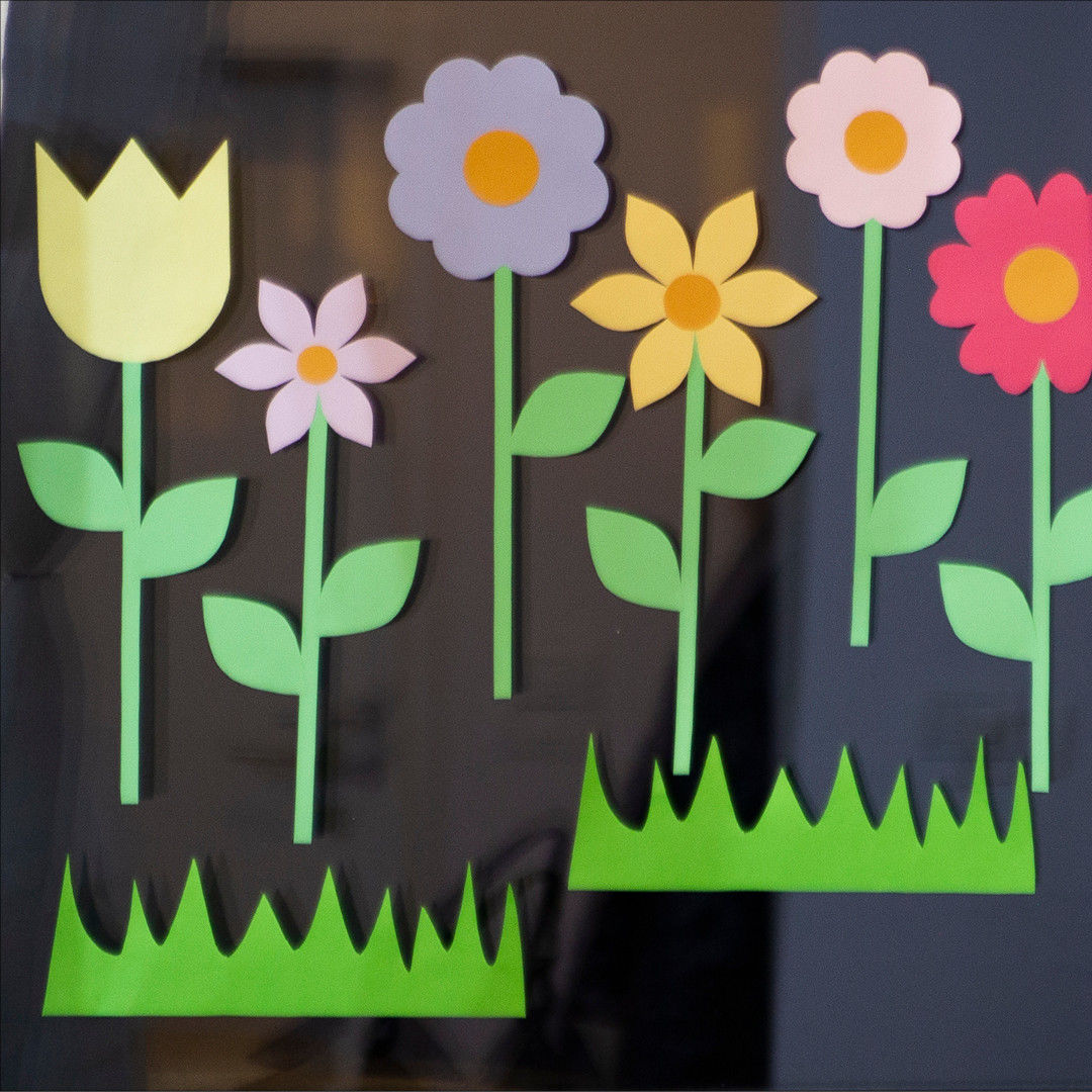 Blumen-Fensterbild PDF | Labbé