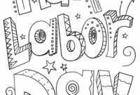 labor day printable coloring pages