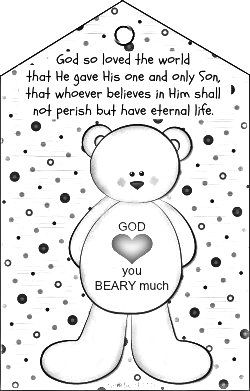 for god so loved the world coloring page