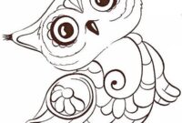 owl mandala coloring pages