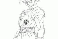 goku super saiyan god coloring pages