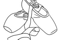 ballet shoes coloring pages