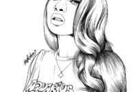 megan thee stallion coloring pages