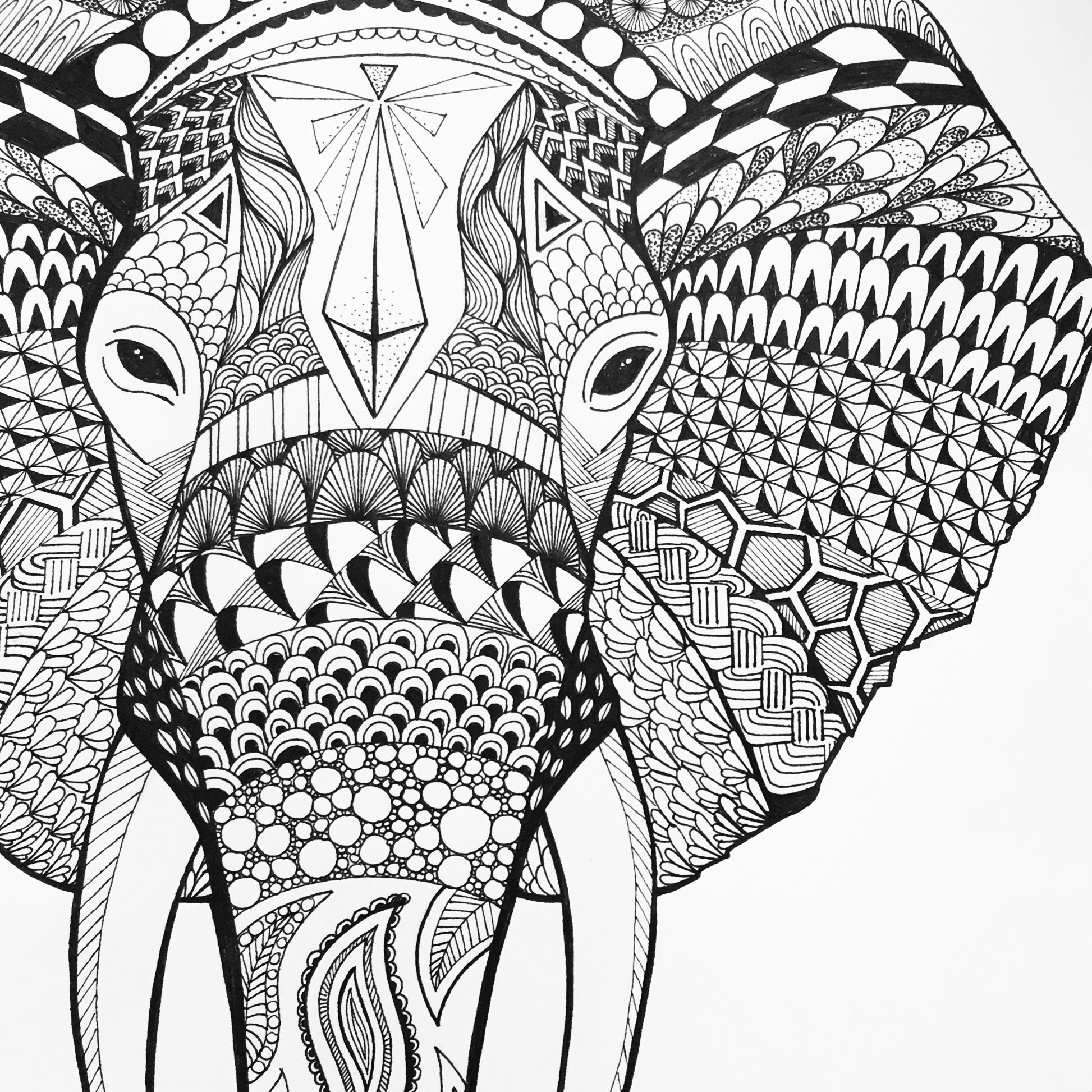 elefant mandalas