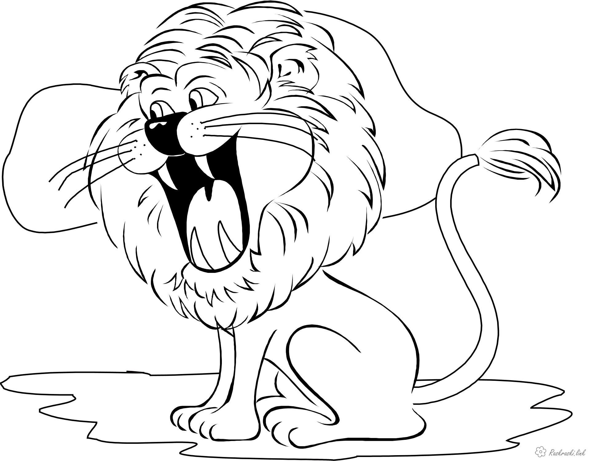 between the lions coloring pages