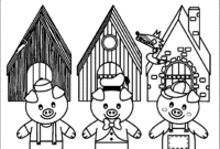 the three little pigs coloring pages