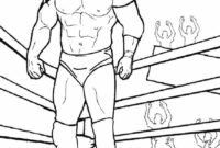 roman reigns wwe coloring pages