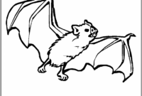 free bat coloring pages