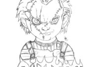 chucky coloring pages