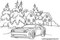 hellcat coloring page