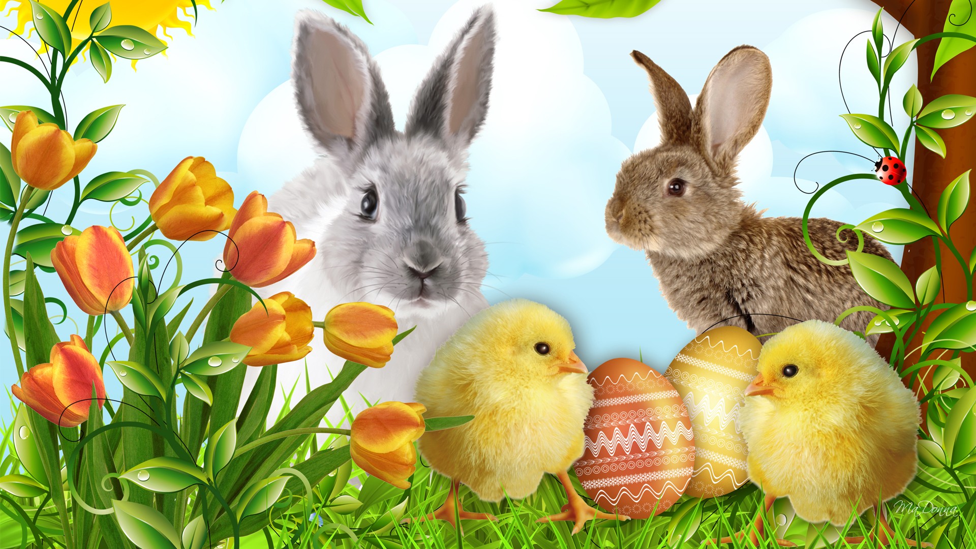 Easter - Happy Easter All My Fans Wallpaper (30154167) - Fanpop