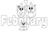 february coloring pages