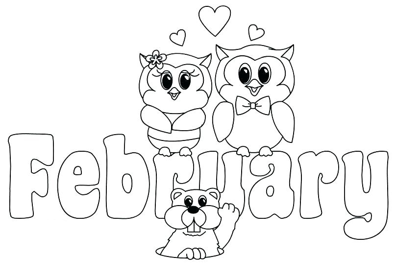 February Coloring Pages - Best Coloring Pages For Kids