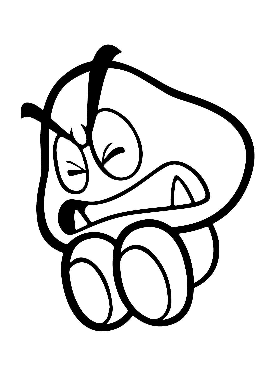 goomba coloring pages