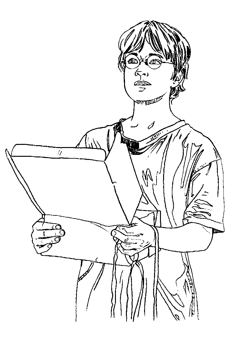 harry potter online coloring pages