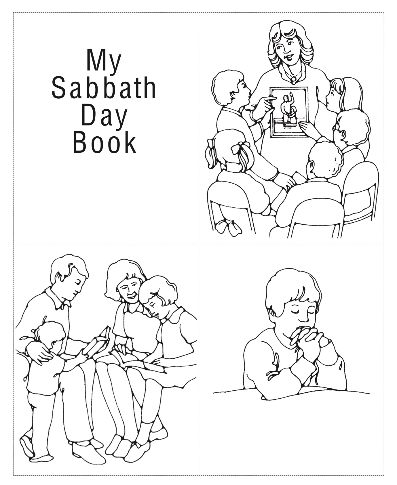 keep the sabbath day holy coloring page