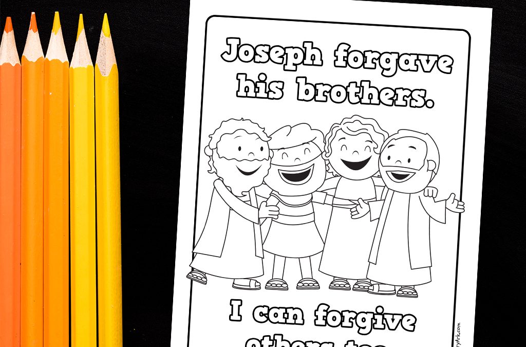 joseph forgives his brothers coloring page